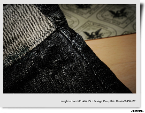 "新增同場加映5～NBHD SLICK JKT"-冰山第七角分享- NEIGHBORHOOD 08 A/W 潑漆牛仔褲 Dirt. Savage Deep Basic Denim/14oz-PT