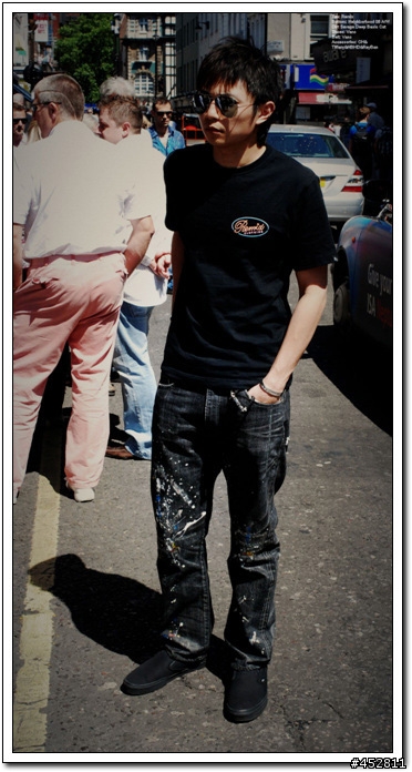 "新增同場加映5～NBHD SLICK JKT"-冰山第七角分享- NEIGHBORHOOD 08 A/W 潑漆牛仔褲 Dirt. Savage Deep Basic Denim/14oz-PT