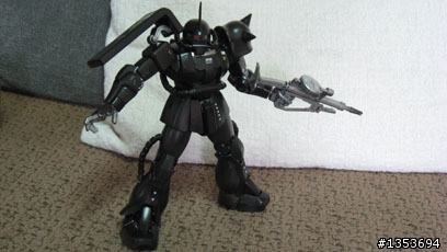 【我的專用座機一號 - 黑色ZAKU】