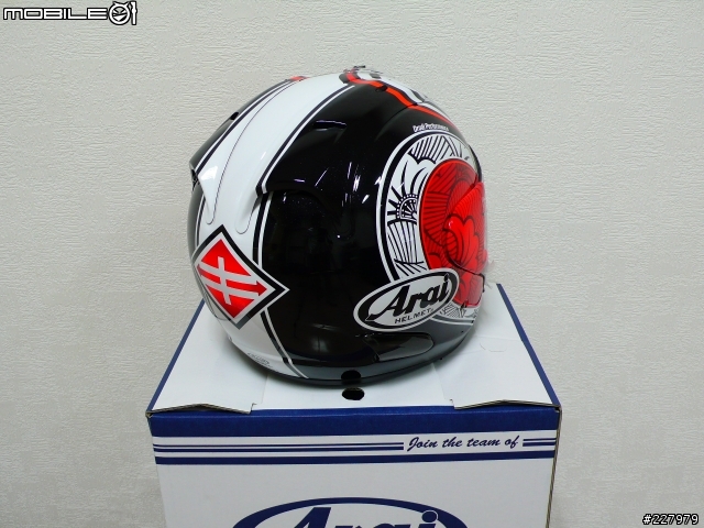 [開箱文]低調的華麗 ARAI SZ-RAM3 NAKANO 中野真矢 限量版彩繪帽