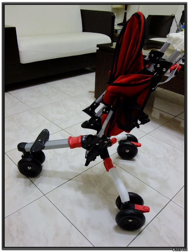 [開箱]小紅跑車-SYNCON A-KIDS 新銳摺疊三輪車