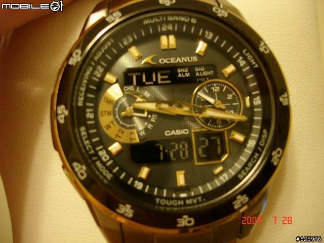 [問題]CASIO OCEANUS OCW-T400TG-1AF錶盤太陽能板有問題(已解；原來我眼睛脫窗很久了>