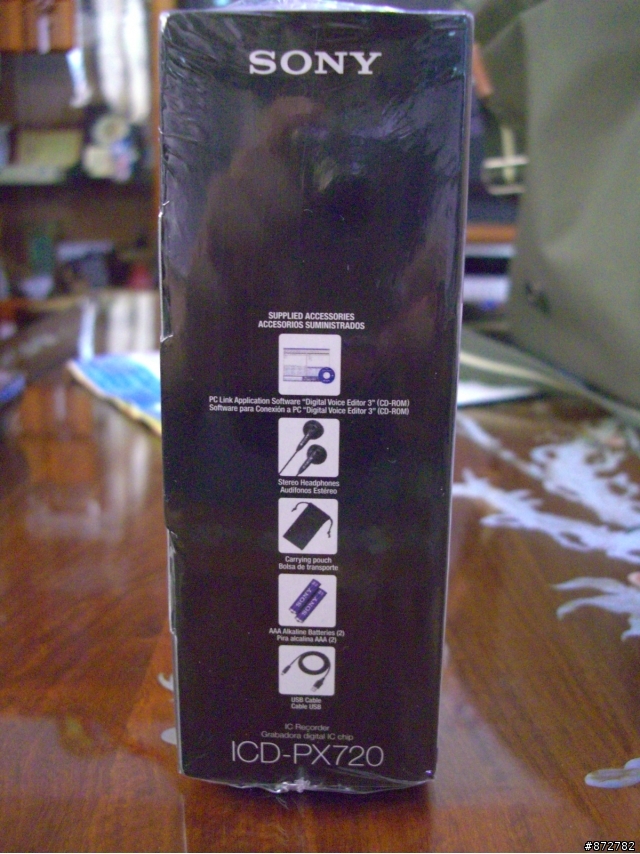 開箱啦~SONY ICD-PX720 入門級多功能數位錄音筆