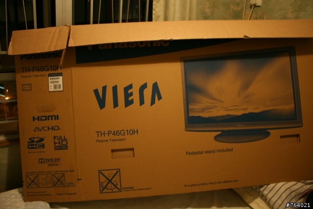 Panasonic TH-P46G10H 46吋 PLASMA TV 電漿電視 簡單開箱文