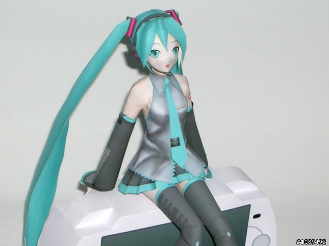 初音未來psp紙模型