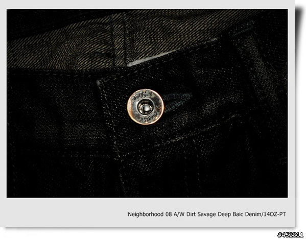 "新增同場加映5～NBHD SLICK JKT"-冰山第七角分享- NEIGHBORHOOD 08 A/W 潑漆牛仔褲 Dirt. Savage Deep Basic Denim/14oz-PT