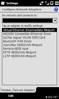 [求助] i908 安裝 wm6.5 後無法使用wifi上網