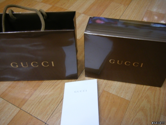 幫朋友開箱文!!!GUCCI (112716 A0V1G ) 巧克力色真皮皮夾!
