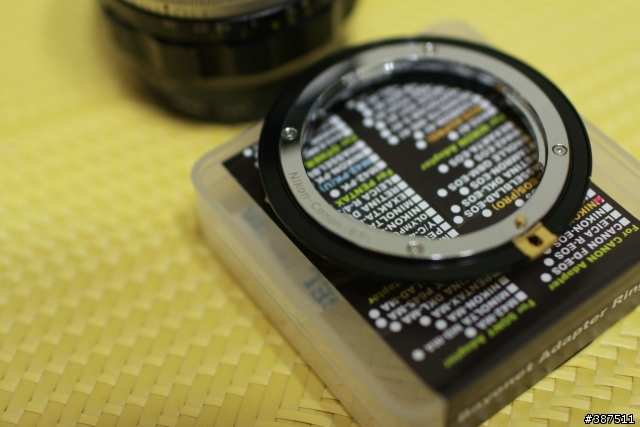 [老鏡還少丸"開箱"]AI-S to  CANON EOS 對焦晶片 轉接環