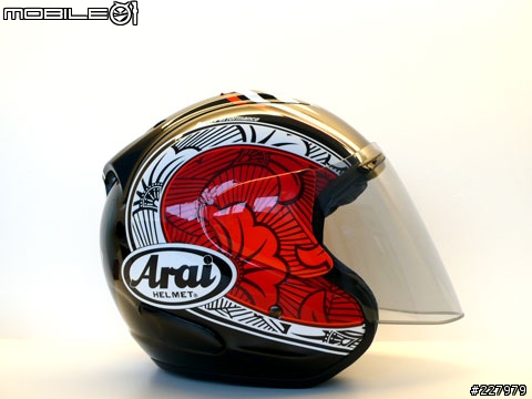 [開箱文]低調的華麗 ARAI SZ-RAM3 NAKANO 中野真矢 限量版彩繪帽