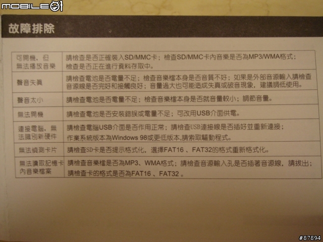 [開箱文]平價~不到一千元的WalkBox 單車MP3 不專業開箱文