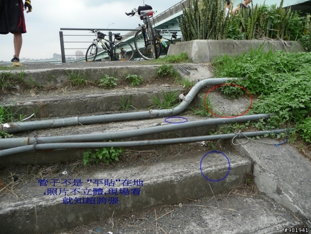 [還有其他的建議嗎?]    樹林浮洲橋 接自行車道,真是 危險 + 恐怖 x100+10 陪