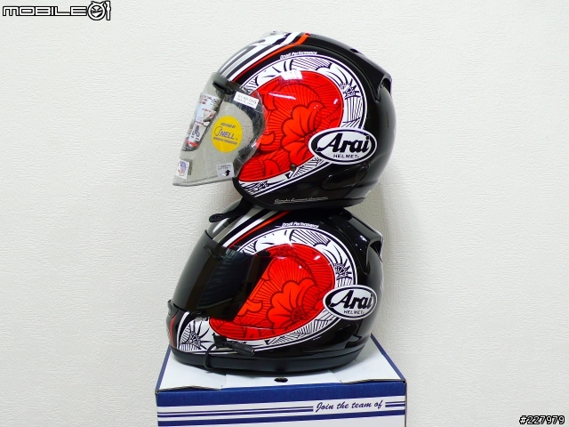 [開箱文]低調的華麗 ARAI SZ-RAM3 NAKANO 中野真矢 限量版彩繪帽