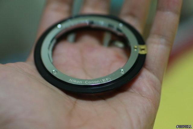 [老鏡還少丸"開箱"]AI-S to  CANON EOS 對焦晶片 轉接環