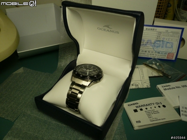 [開箱] CASIO OCEANUS OCW-T400TB 6局雙顯光動能鈦金屬電波錶
