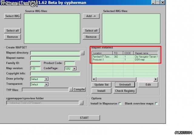 [簡易教學]使用MapSetToolKit來增加移除Mapsource圖資