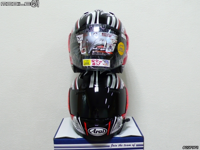 [開箱文]低調的華麗 ARAI SZ-RAM3 NAKANO 中野真矢 限量版彩繪帽