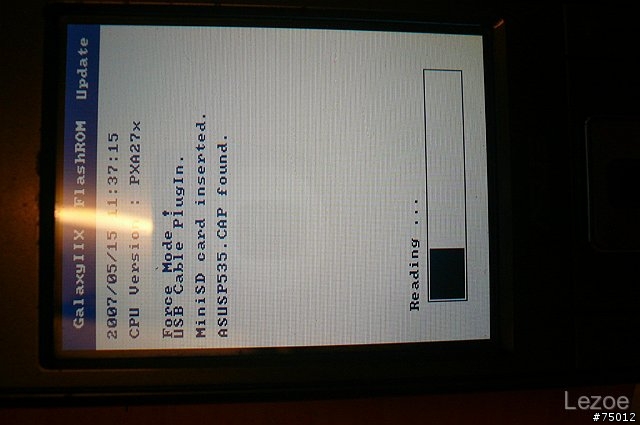 P535從WM5.0刷ROM升級至128M及WM6.1