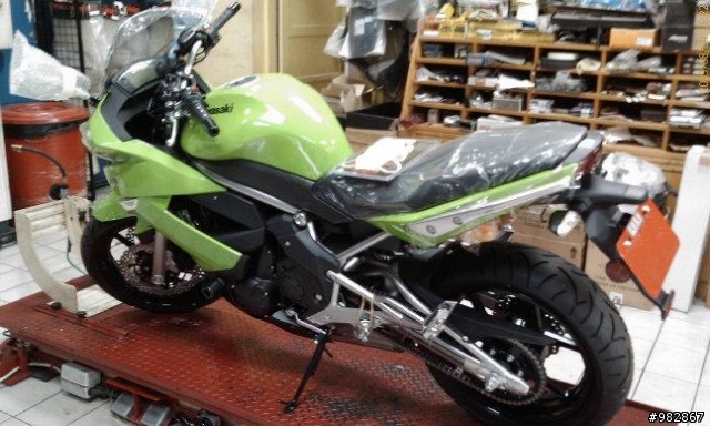 「分享」圓夢了，我的重機 川崎綠 KAWASAKI ER-6F
