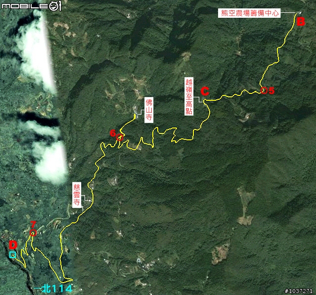 【里程資訊+坡度分析】熊空越嶺+三峽佛山寺