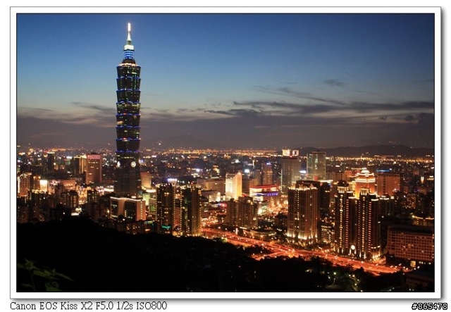 新手CANON 450D拍攝夜景，請大大觀賞並指導！