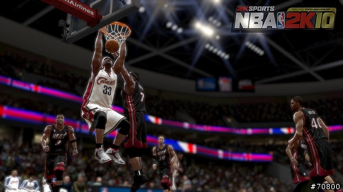 NBA/2K10新增遊戲截圖~9/16在更新遊戲圖有鳥人安德森的頭超屌的啦^^