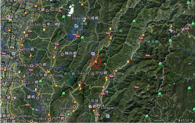 僅向高雄縣'小林村'罹難村民家屬致哀悼之意