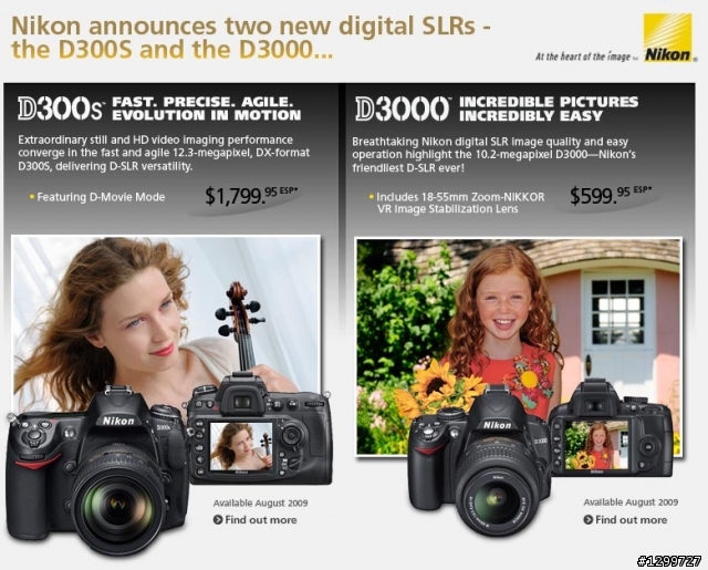 美國的D300s, D3000, DX 旅遊鏡, 及小黑六廣告單