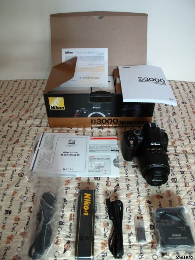 NIKON D3000 超簡單開箱