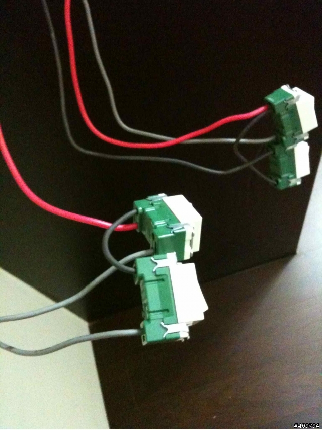 請問一下電燈開關線路接法（有圖）