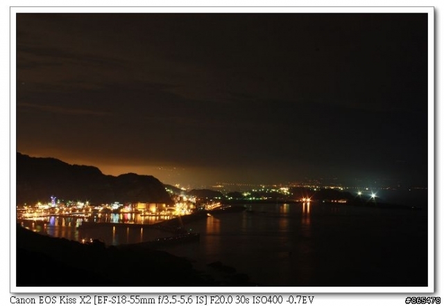 新手CANON 450D拍攝夜景，請大大觀賞並指導！