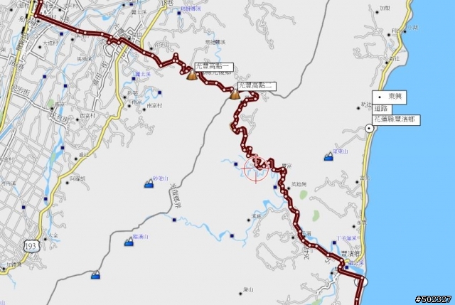海岸山脈五條通