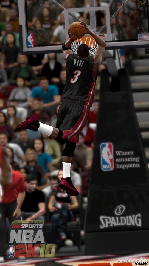 NBA/2K10新增遊戲截圖~9/16在更新遊戲圖有鳥人安德森的頭超屌的啦^^