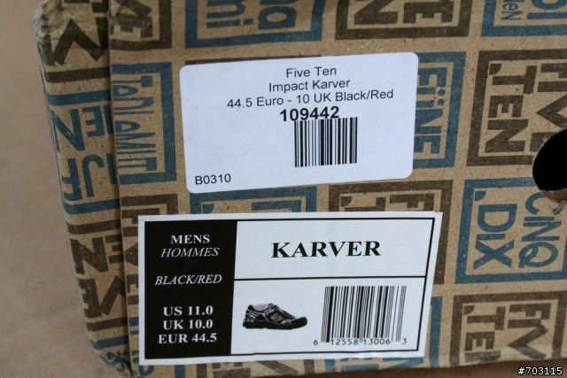 FIVE TEN Impact Low-KARVER紅黑鞋開箱文