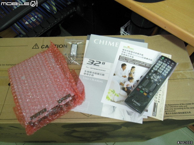 CHIMEI TL-32W6000D[簡單開箱]  [新增問題，請各位幫忙一下]