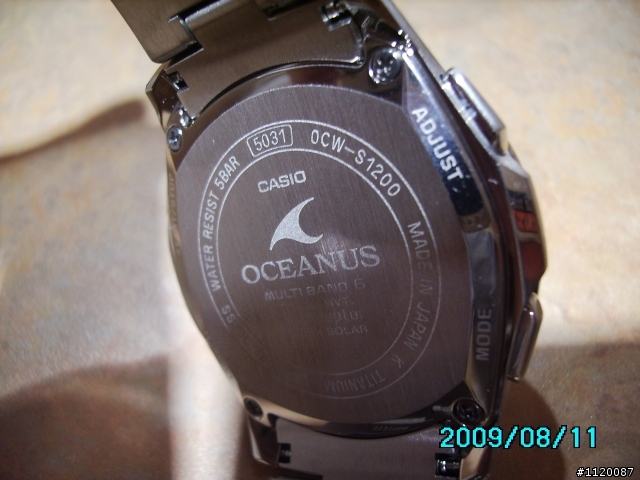 8月剛上市 最新開箱文 CASIO OCW-S1200P