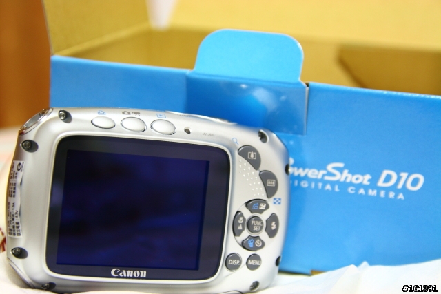 [開箱]Canon PowerShot D10潛水機