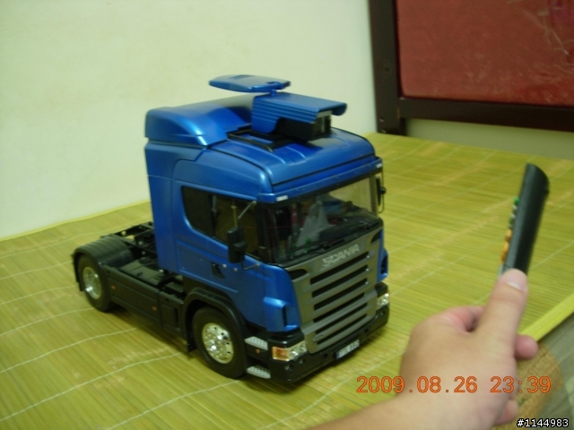 TAMIYA SCANIA R470 遙控拖車 搭配 無線監視器
