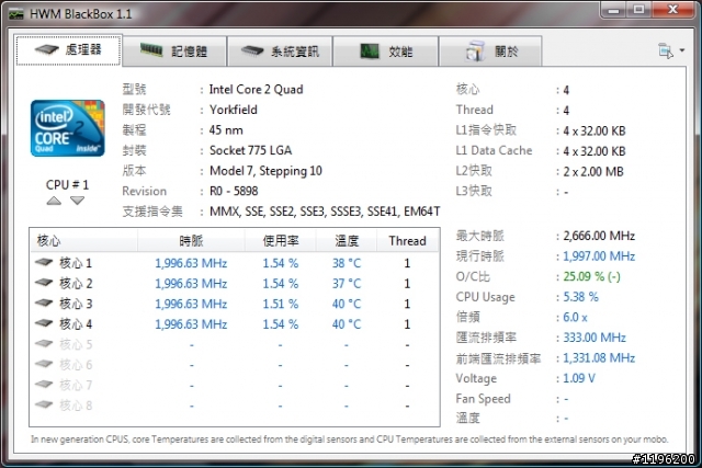 免費綜合形系統資訊軟體--Hardwaremania BlackBox