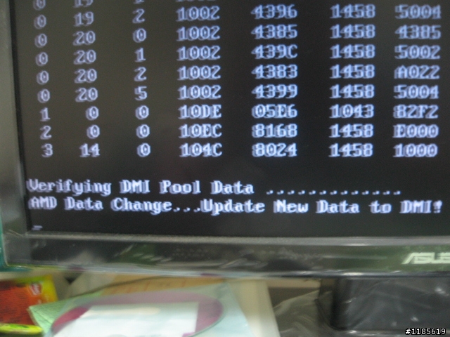 每次開機時都會出現AMD Data Change...Update New Data to DMI！