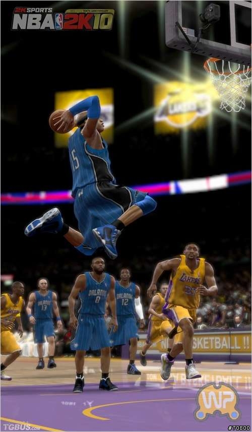 NBA/2K10新增遊戲截圖~9/16在更新遊戲圖有鳥人安德森的頭超屌的啦^^
