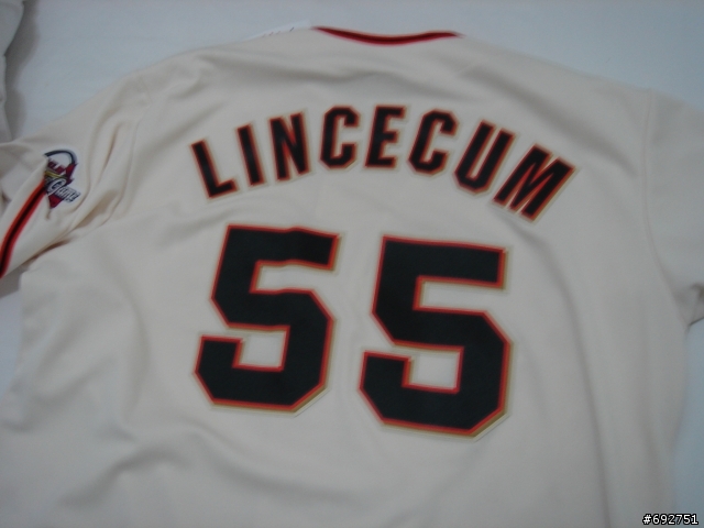 巨人隊 Tim Lincecum 2009 明星賽紀念版球衣開箱
