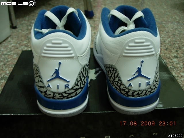 [開箱]Nike Air Jordan III 2009 3代 原版復刻 經典白藍