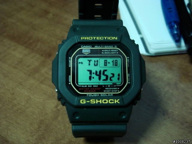(開箱圖)新買的五局G-SHOCK電波錶!GW-M5600A