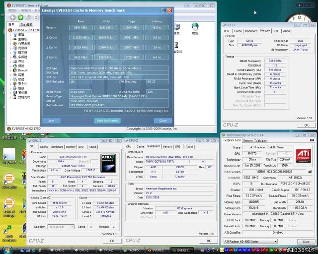[超頻]AMD Phenom II X3 710在微星790FX-GD70上3.5GHz