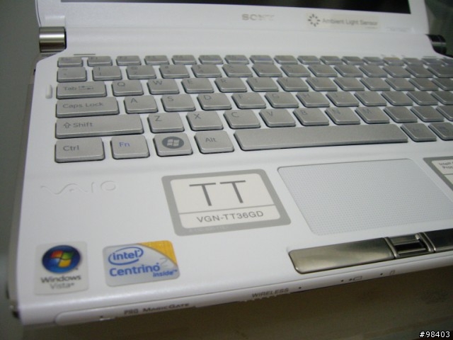 [分享]VGN-TT36GD/W 純開箱