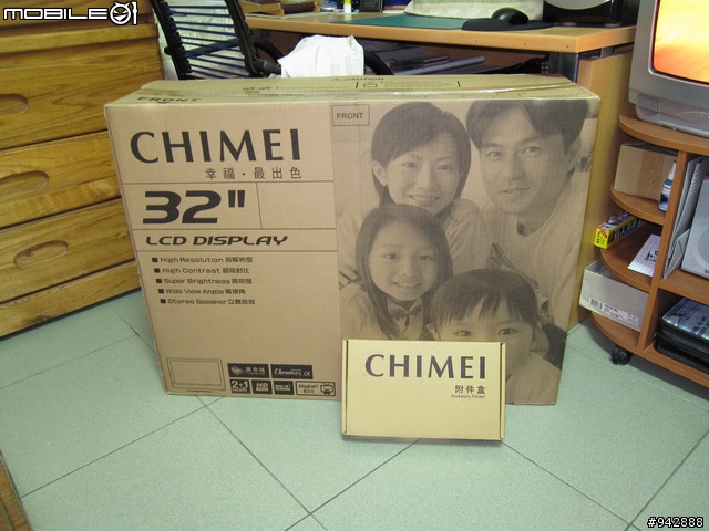 CHIMEI TL-32W6000D[簡單開箱]  [新增問題，請各位幫忙一下]