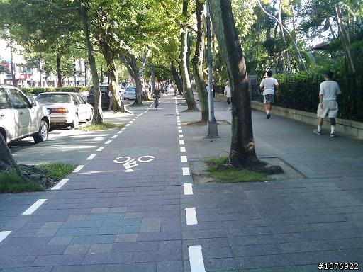像這樣的單車專用道,真好