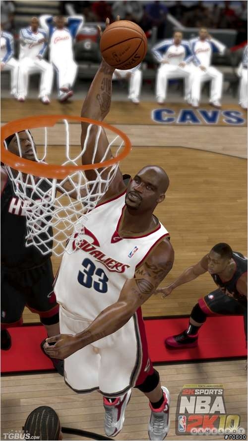 NBA/2K10新增遊戲截圖~9/16在更新遊戲圖有鳥人安德森的頭超屌的啦^^