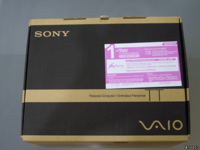 [分享]VGN-TT36GD/W 純開箱